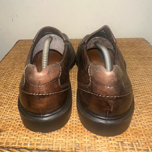 Ecco Helsinki Shoes Mens Size 9 Brown Leather Slip On Comfort Dress Loafers main image 11